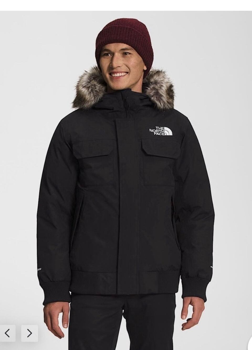 The North Face McMurdo Parka Men’s 3XL Black Down Coat Faux Fur Hood XXXL
